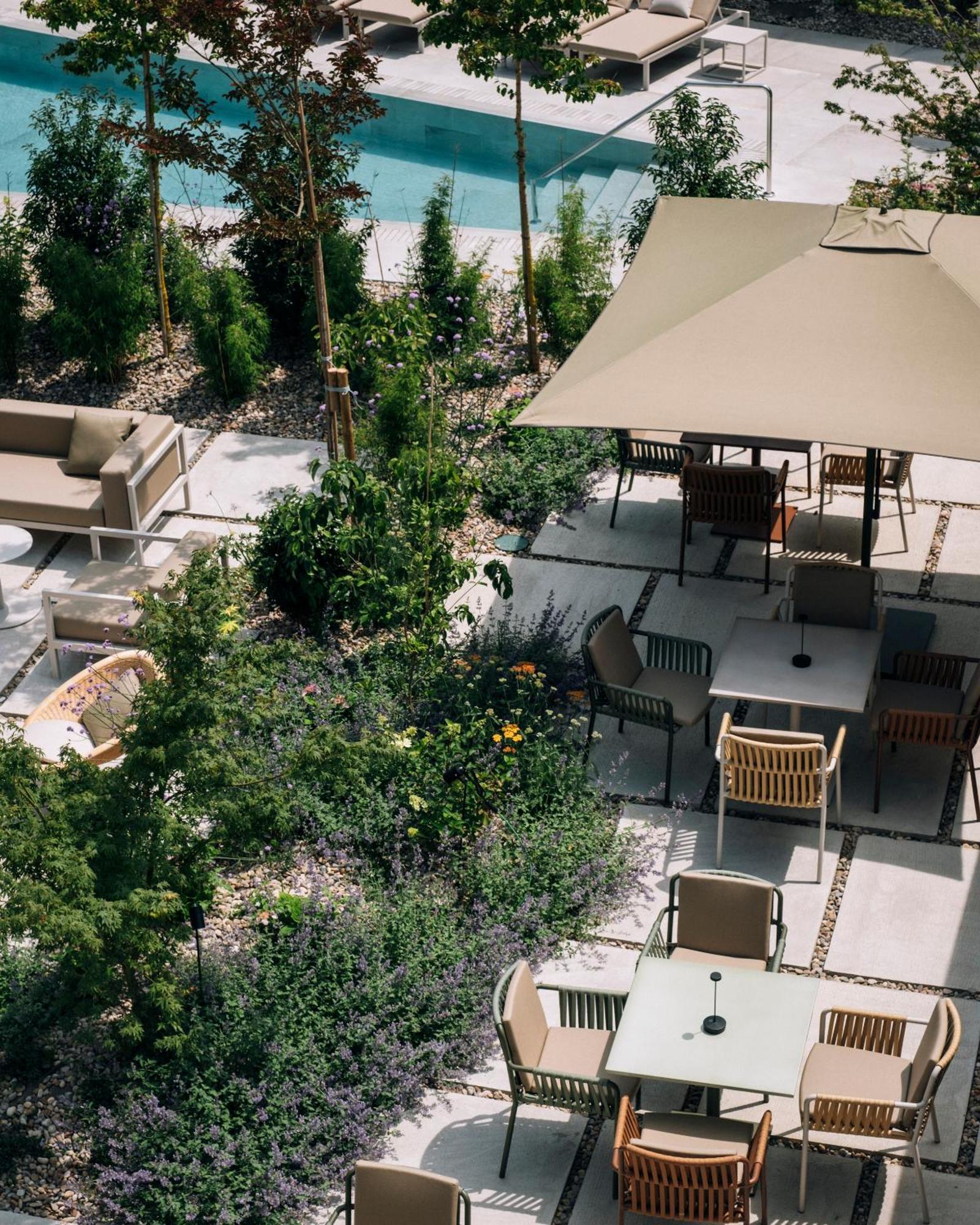 Hotel Rhin Garden Santender Kültér fotó